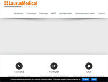 Tablet Screenshot of laurusmedical.ro